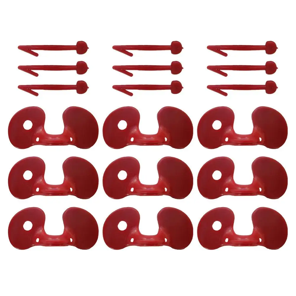 

100 Pcs Chicken Glasses Durable Safe Material Anti Pecking Eye Protection Farm Supplies Pet Shop Gardening Tools