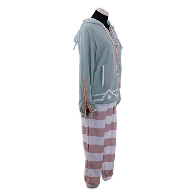 Aniem Vtuber Nijisanji Kanae Cosplay Costume Kanae Pajamas Leisure Wear Top Pants Coat Halloween Carnival Party Uniforms