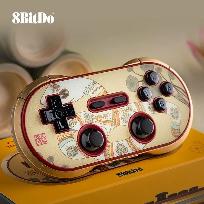 Joystick Pengontrol Game Bluetooth Edisi Terbatas Year of the Snake untuk Nintendo switch PC Android Steam Raspberry Pi