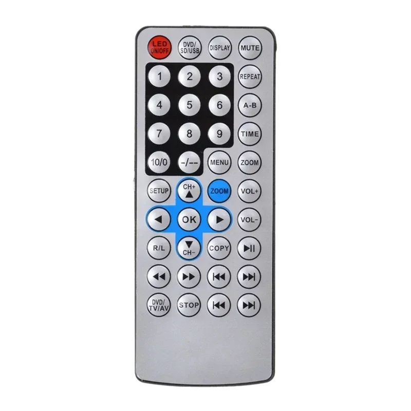 New! 9.8 Inch Portable Home Car DVD Player VCD CD Game TV Player USB Radio Adapter Support FM Radio Receiving-EU Plug