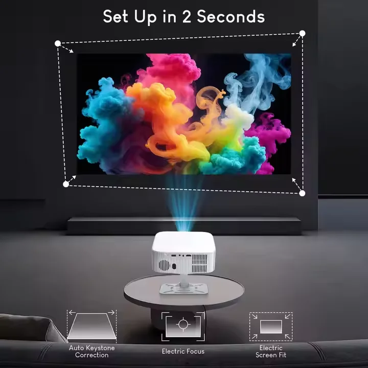 جهاز عرض Salange P92 MAX بتركيز كهربائي Netflix، جهاز عرض ذكي يعمل بنظام Android، جهاز عرض خارجي صغير محمول #5