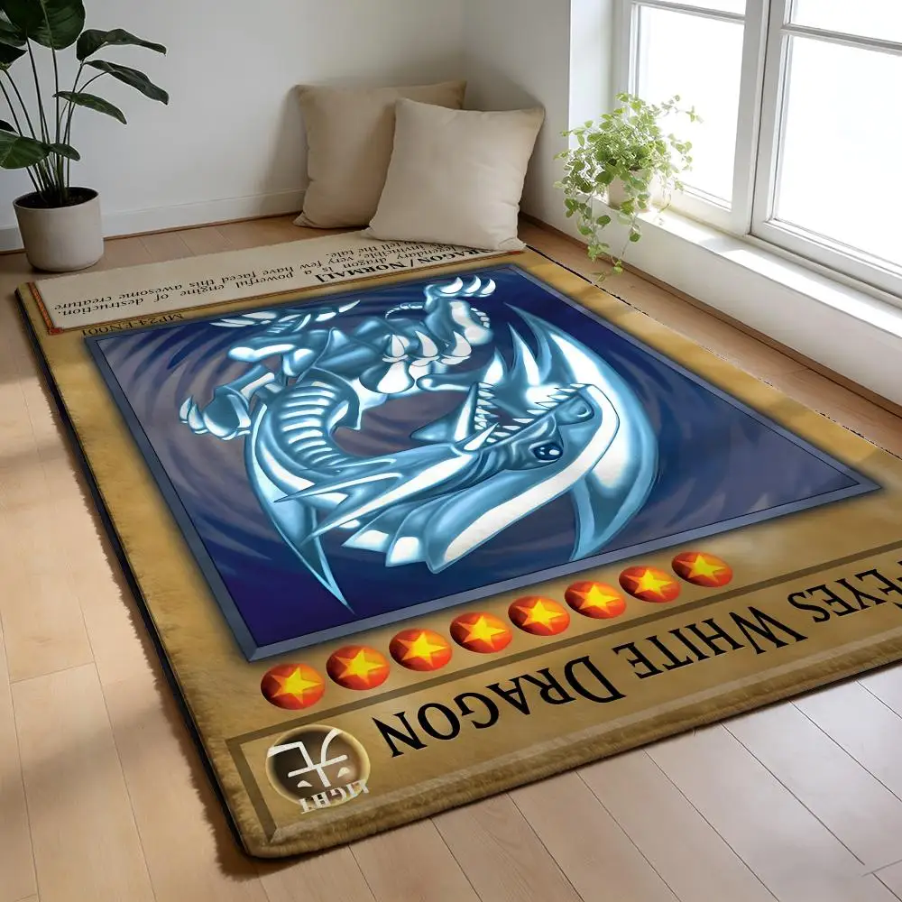 

Floor Mat Soft Flannel Rug Non-Slip Absorbent Mat for Bathroom Bedroom Home Decor Y-Yugioh Anime