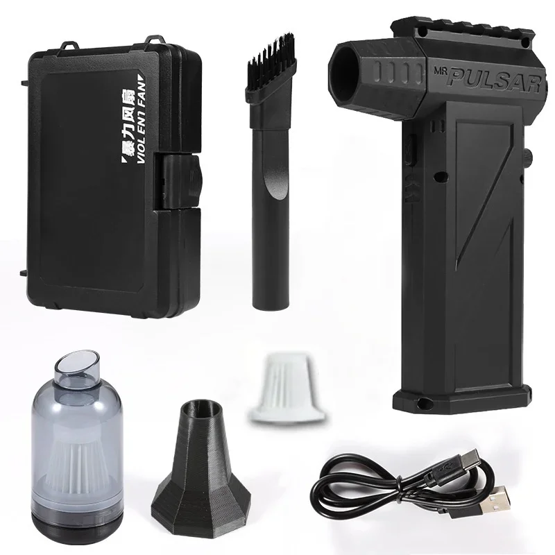 

2026 New X3 Handheld Turbo Jet Fan 450000RPM Powerful Air Blower Compressed Air Duster Electric Jet Turbo Blower Car Violent Fan