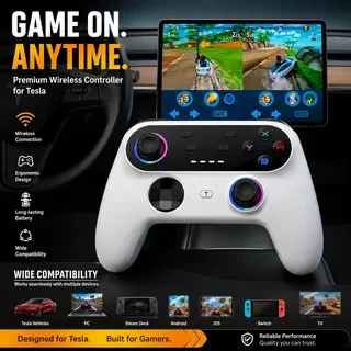 

2026 NEW High Performance Wireless Game Handle for Tesla Model 3 Y S X 2021-2025 Controller Gaming Remote Joystick
