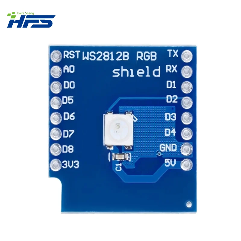 Modulo LED RGB per D1 mini WS2812 5050 RGB LED integrato 1 modulo LED colorato per d1 mini ESP8266