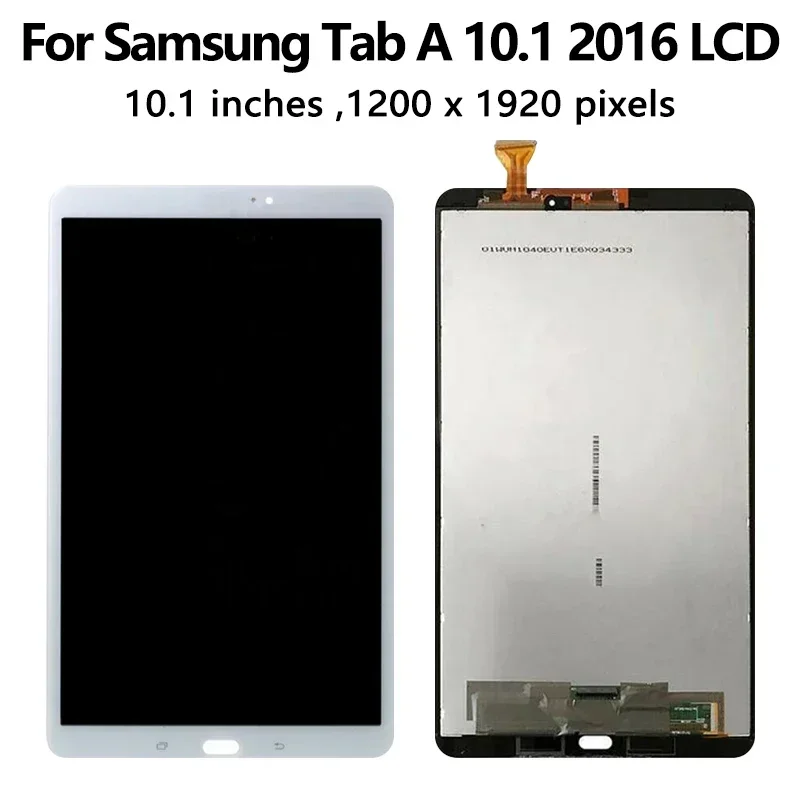 100% Test For Samsung Tab A 10.1 2016 SM-T580 SM-T585 LCD Display Touch Screen Digitizer Assembly T580 T585 Display