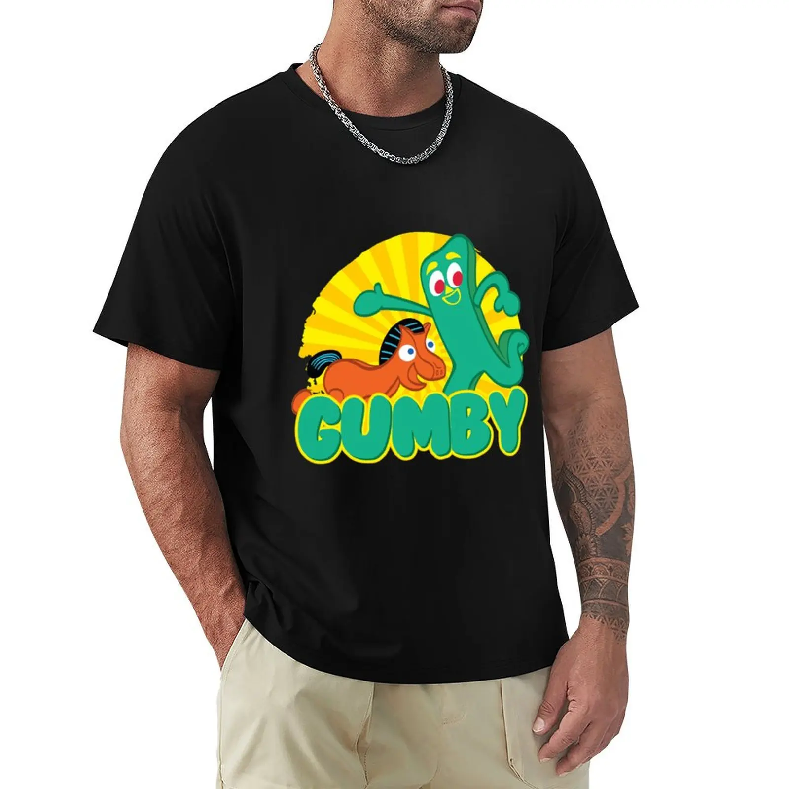 

Gumby T-Shirt Casual Minimalist Short Sleeve Top