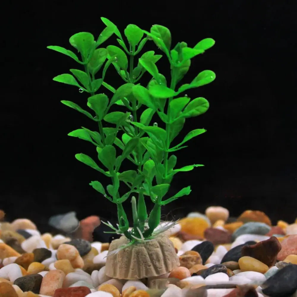 Decorative Artificial Underwater Plants Simulation Plastic Fish Tank Seaweed 10cm Lifelike Fake Water Weeds Ornament Fish Tank