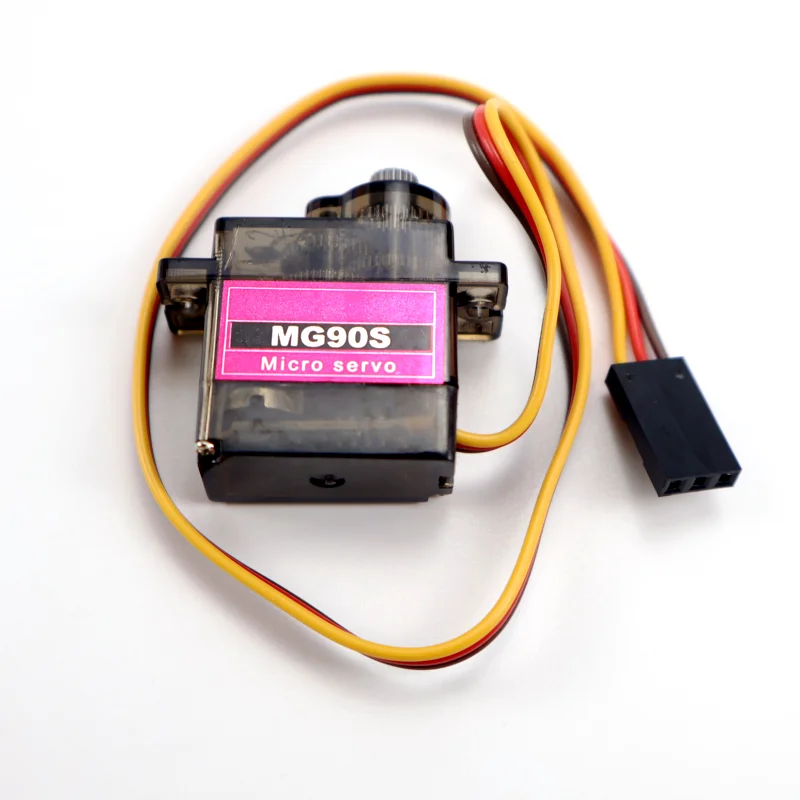 6/12 unidades MG90S 180/360 graus servo metal engrenagem digital 9g servo para helicóptero RC avião barco carro robô RC