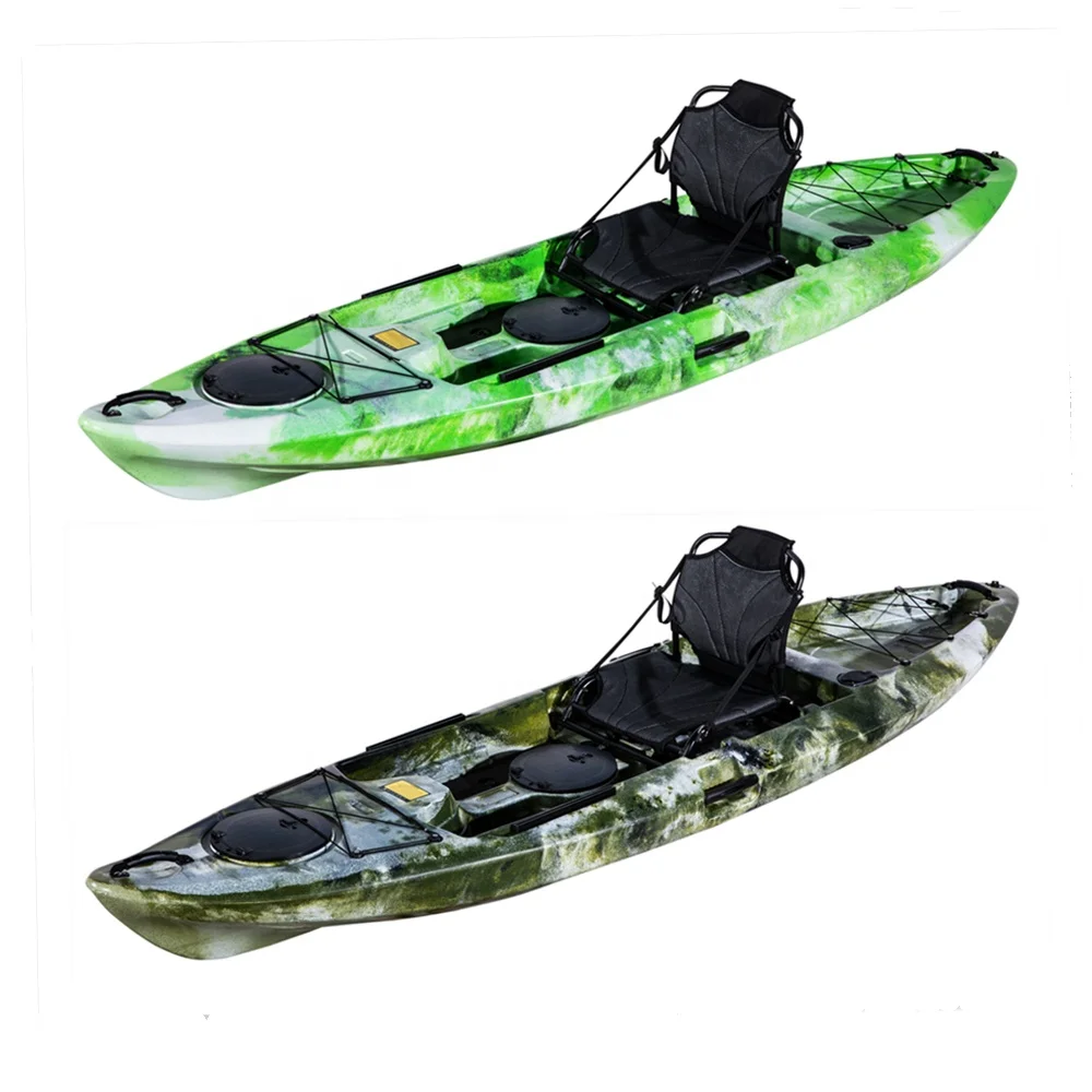 High Performance Lightweight Durable Sit On One Person Paddle Driven Kayak With Surfing Option And Customized Colors