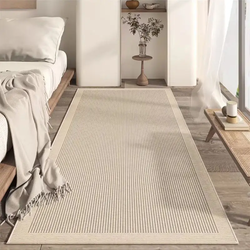 VIKAMA Nachttisch-Teppich, Schlafzimmer im High-End-Stil, langes Sofa im Wohnzimmer, Couchtisch, Bodenmatte für das Zimmer, Heimdekoration