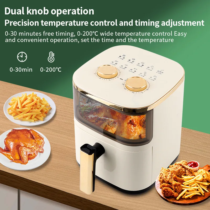 Friggitrice ad aria nuovo forno elettrico di grande capacità intelligente senza olio piccola macchina multifunzione automatica all-in-one