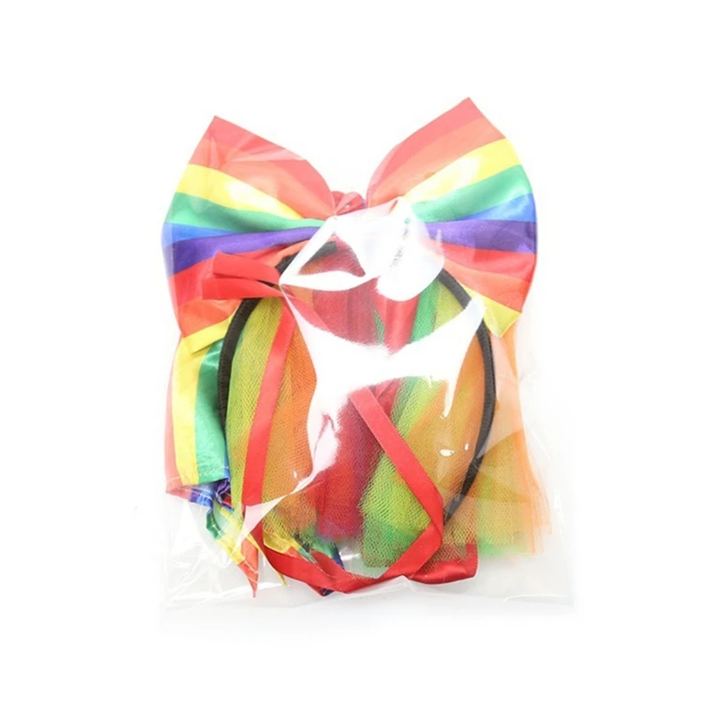 3 Piece Cats Holiday Costume Set Rainbow-Color Accessory for Female Small Dogs Drop Shipping