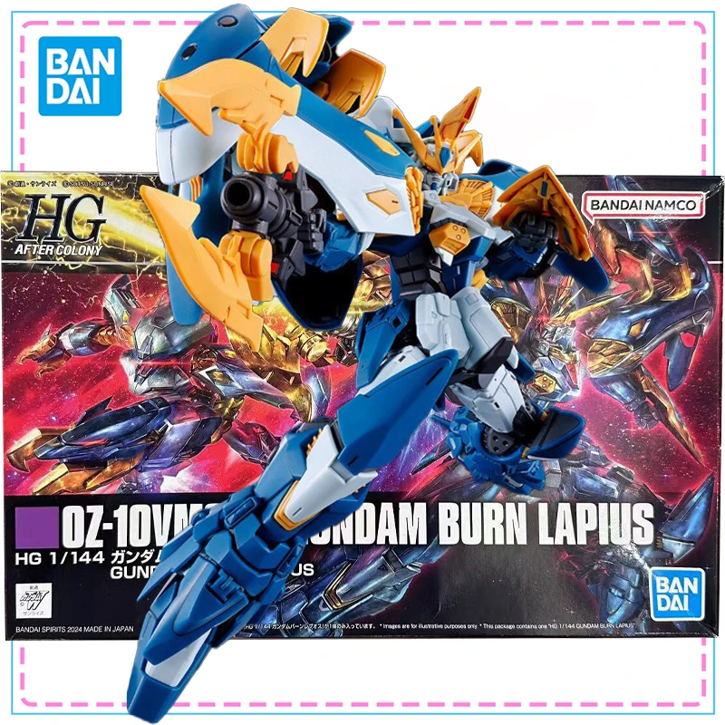 

Bandai HG 1/144 OZ-10VMSX-2 Gundam BURN LAPIUS аниме фигурка оригинальная сборная модель Gundam комплект игрушки для мальчиков подарки