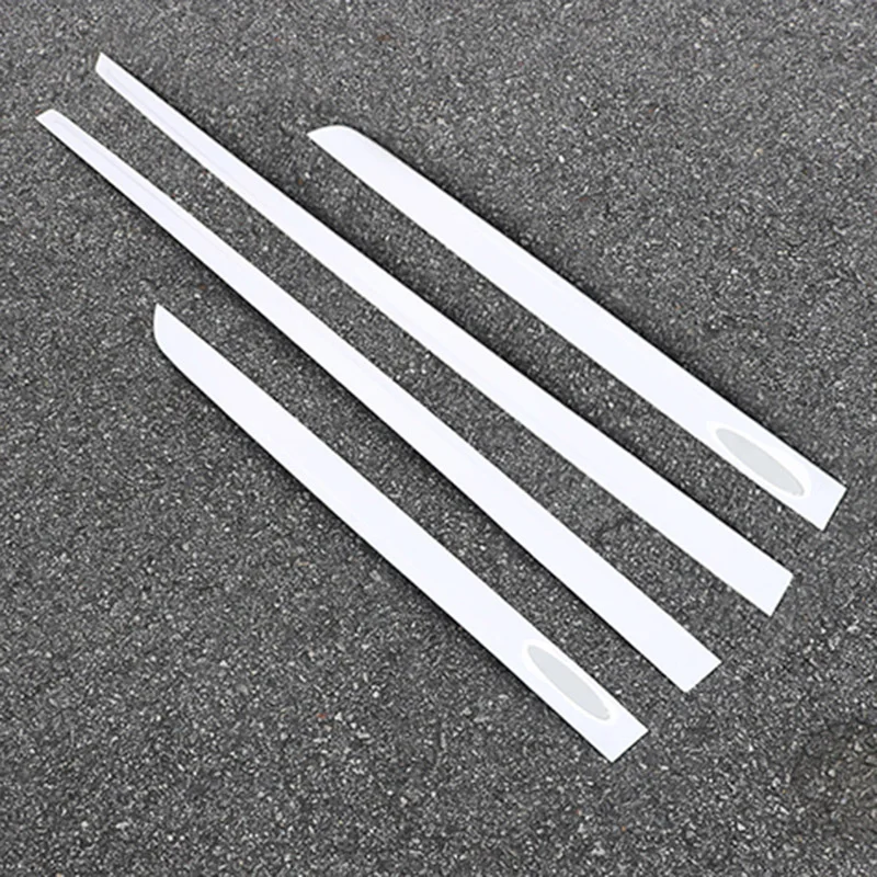 4pcs for HongQi H5 2019-2022 Body Moulding Protect Door Edge Bright Strip Anti Scratch Decoration