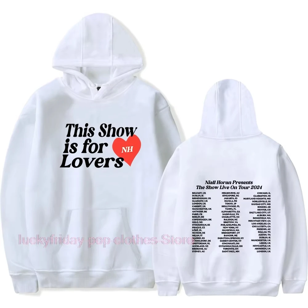 Niall Horan THIS SHOW IS FOR LOVERS DATES Hoodies Merch Popular Graphics Print Unisex Trendy Casual Streetwear