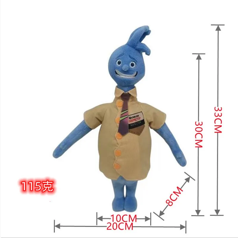 30 سنتيمتر فيلم ديزني عنصري ألعاب من القطيفة لطيف أنيمي المياه واد النار الجمرة دمى لينة دمية محشوة ديكور المنزل لعبة بلوشي #4