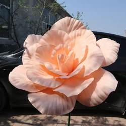 30-60CM Large Artificial Shaped Rose Wedding Decoration Event Background Decoration PE Fake Flower Bouquet Flower Arrangement