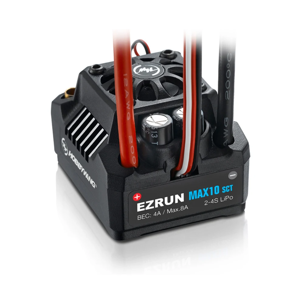 Hobbywing EZRUN MAX10-SCT 120A Waterproof Brushless ESC with 6.0-7.4V 4A BEC for 36series Motor