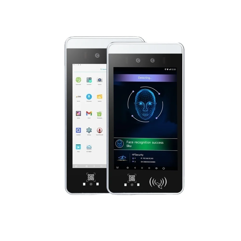HFSecurity RA08 Fingerprint Recognition Biometric Access Control Android 11 System Time Attendance for Company