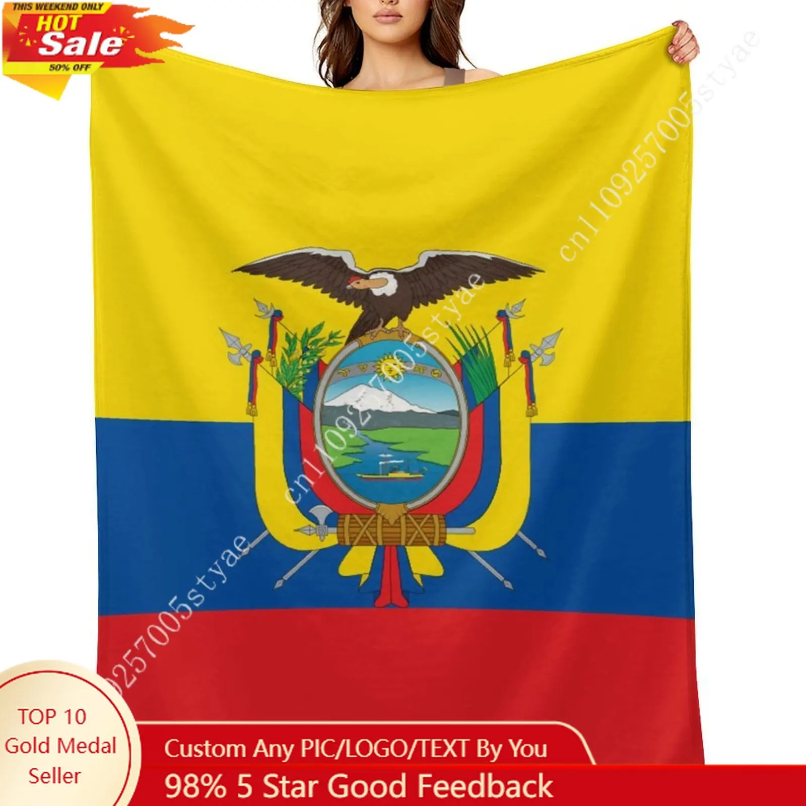 

Ecuador Flag Flannel Blankets Are Soft Comfortable and Warm Perfect for Winter Naps Homes Offices Travel Camping and More