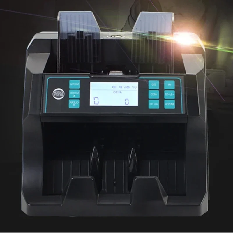 B-M XD-680 Money Counter Machine, UV/MG/IR Counterfeit Detection, Adjustable Speed, Add/Batch/Auto/Clear/Reset Modes