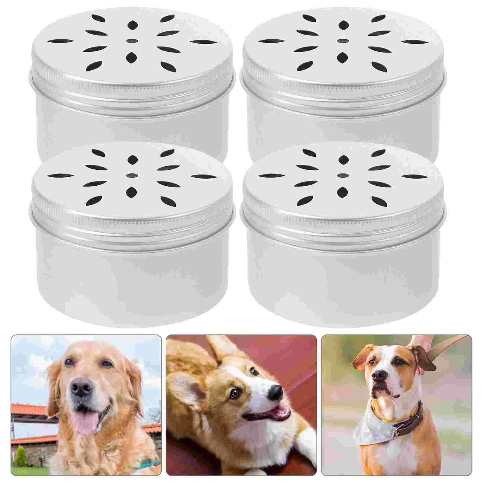 10 Pcs Dog Scent Training Pots Tins Muzzle Games Equipment Warm Sweater Odor Sniffle Case Keep Work