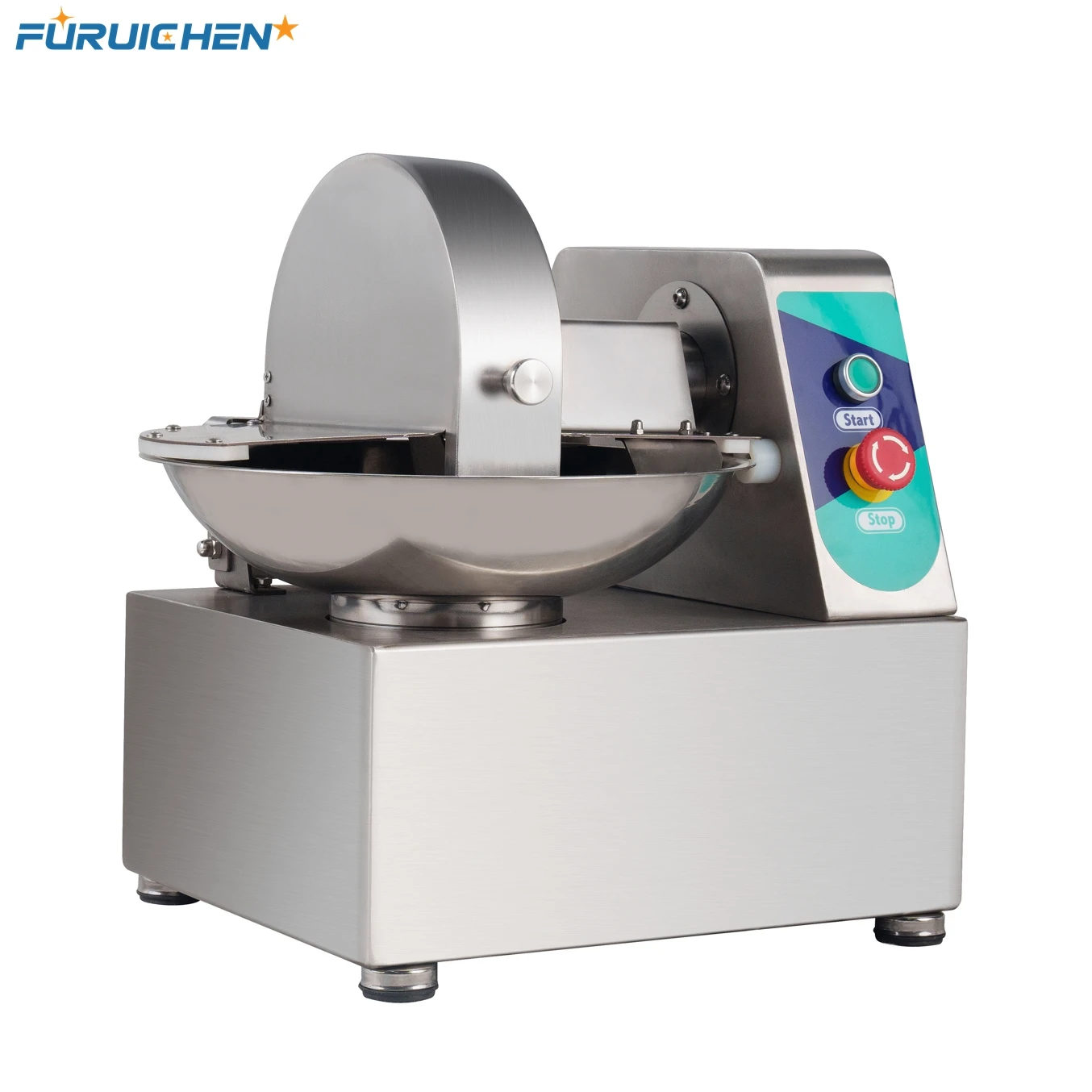 Furuichen High Speed Meat Bowl Cutter Meat Chopper Meat Chopping Machine Ground Slicer Vegetable Onion Chopper Grinder Machine