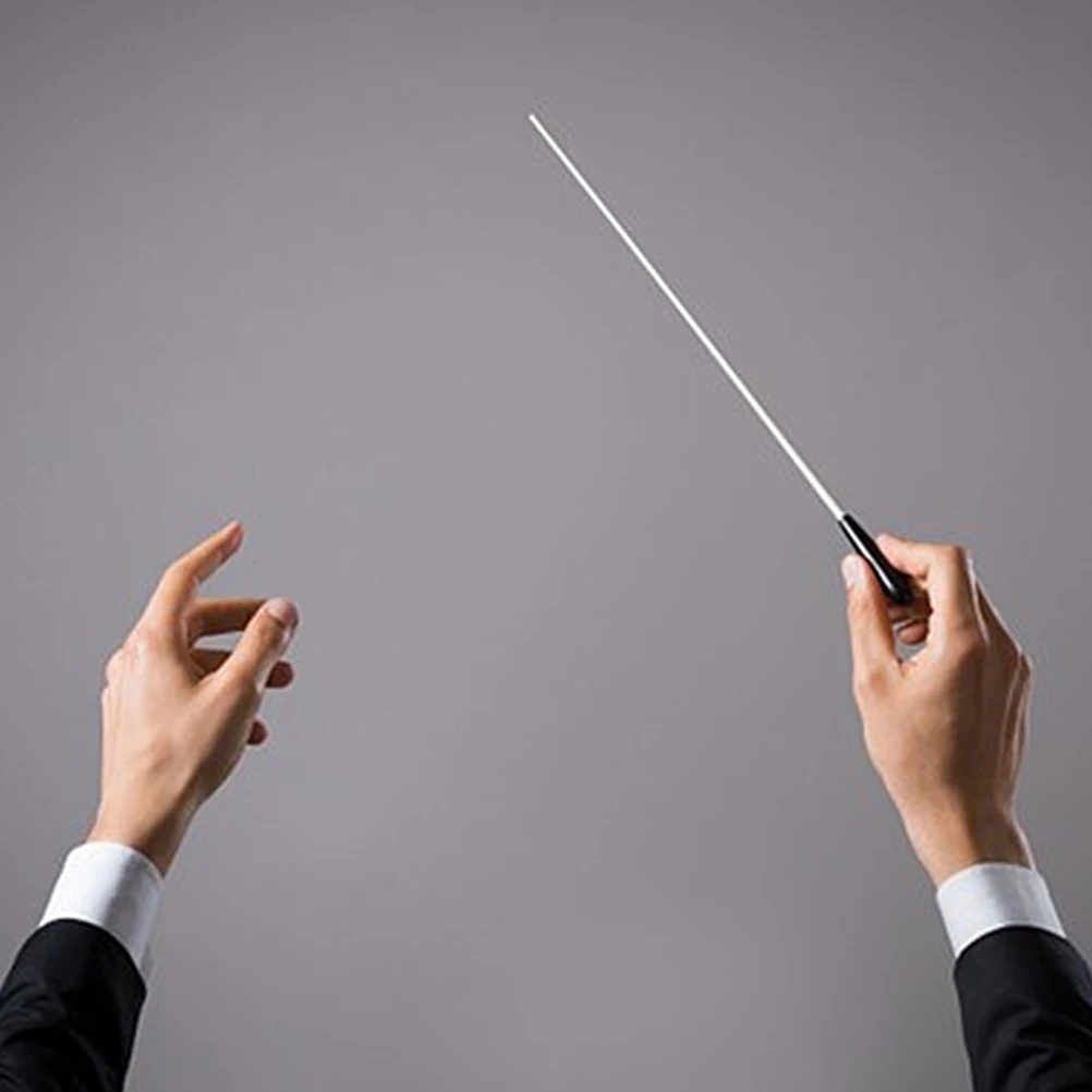 

2 Pcs Baton Music Supply Orchestra Conducting Useful Senior Marching Band Conductor Stick Resin Ornament Part