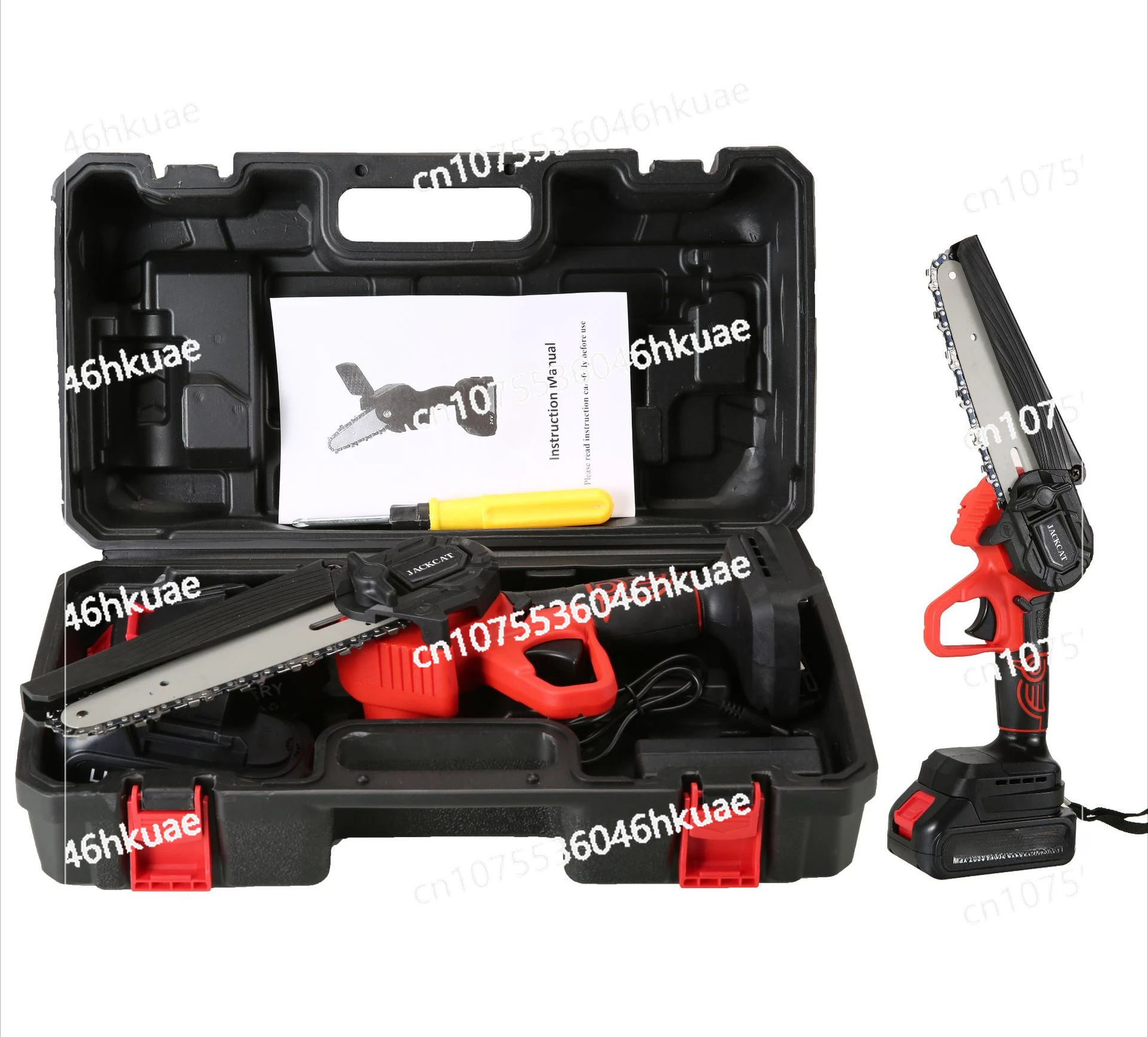 New 8-inch High-power Rechargeable Chain Saw, Automatic Adjustment Chain , Logging , Lithium Electric Saw, Pruning