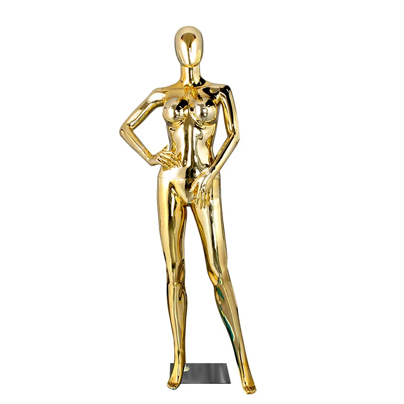 Mannequin Femme Grand Bonnet en Chrome 6