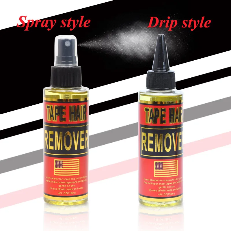 Spray dissolvant de colle pour dentelle, 4oz, Spray à libération rapide des résidus, Solution pour Extensions de perruques en dentelle, systèmes capillaires, bande