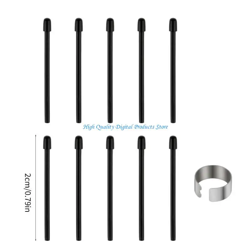 حزمة U2JE من 10 أنماط الاستبدال نصائح متوافقة مع DTH1620 ، DTH2421 ، DTH3221 ، DTK2421 DTHW1621 TIP الدقة الرسم الرسم