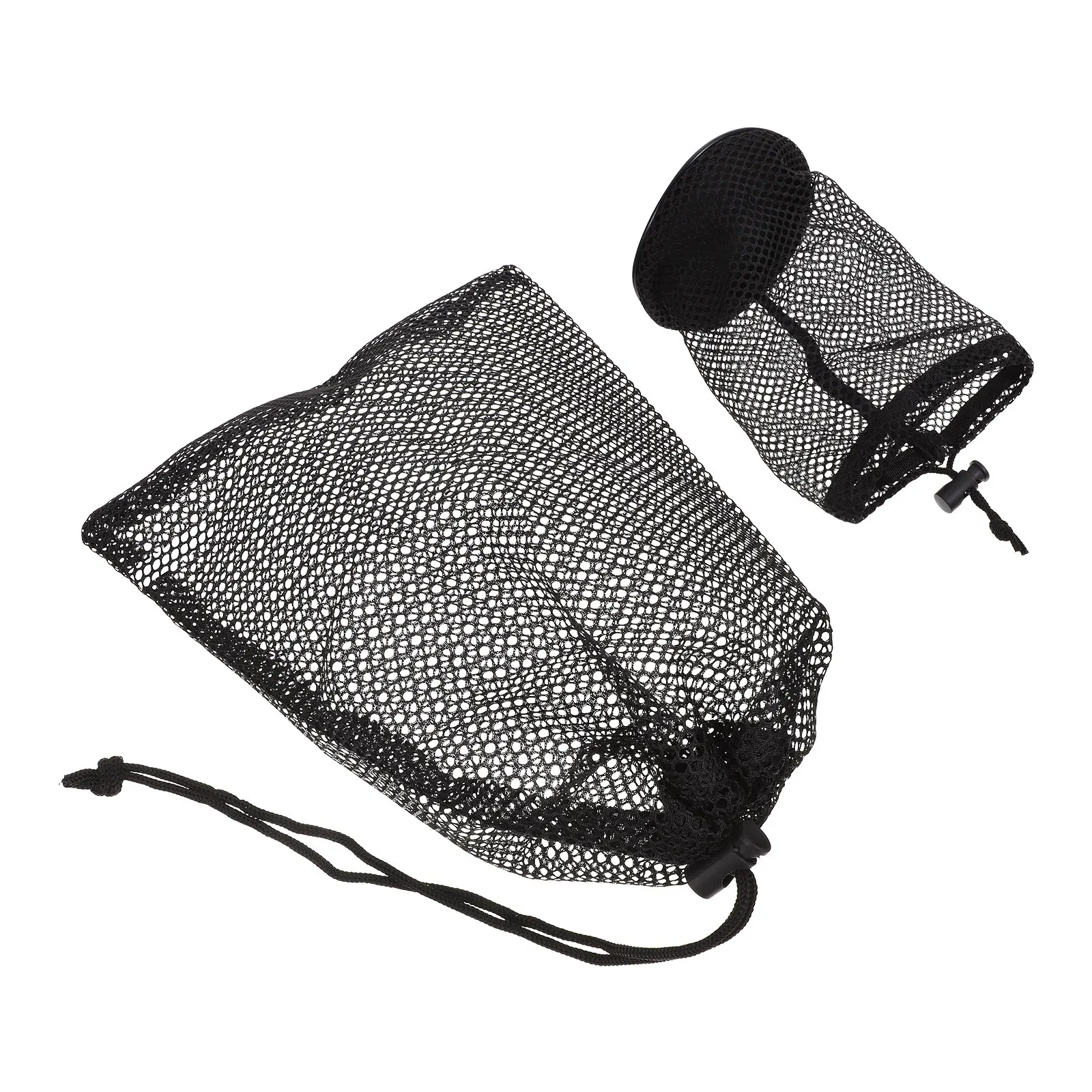 

2 Pcs Golf Balls Storage Tennis Ball Organizer Mesh Nylon Wear Resistant Tees Pouch Sports Supplies Travel Golfs Ball Bag Hollow