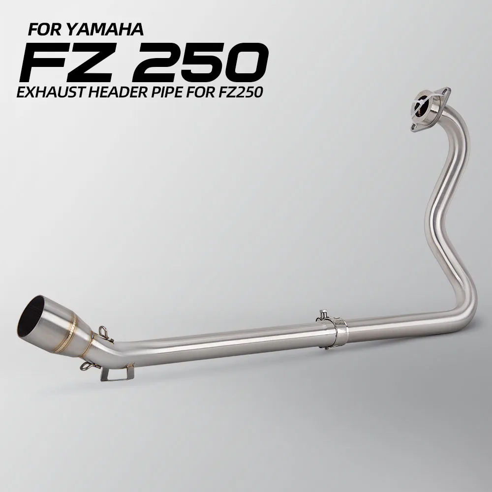 For Yamaha FZ250 FZS250 FZS FZ Fazer 250 Motorcycle Exhaust Modified Stainless 51mm Front Header Link Pipe Escape Moto Slip on