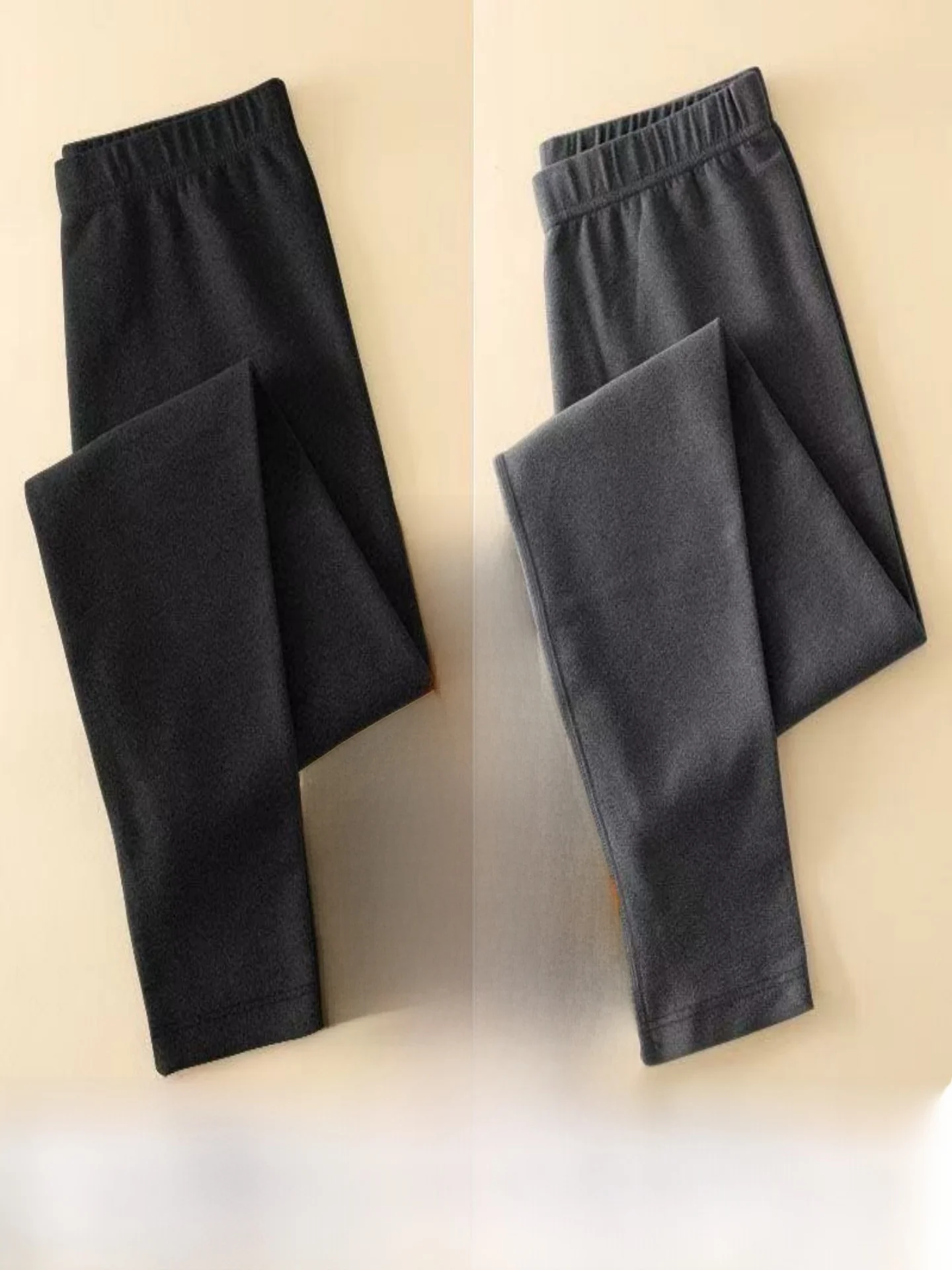 

12 Pieces Women's Thermal Fleece Lined Slimming Trousers Autumn Pants mid Waist Long Pants Casual Wear Comfortable Base Layer