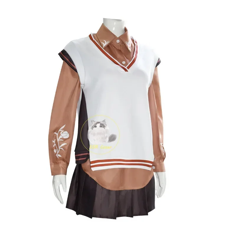 أنيمي مشروع Sekai الملونة المرحلة العجائب × شوتايم كوساناجي نيني تأثيري حلي فستان الأميرة شعر مستعار ملابس الهالوين