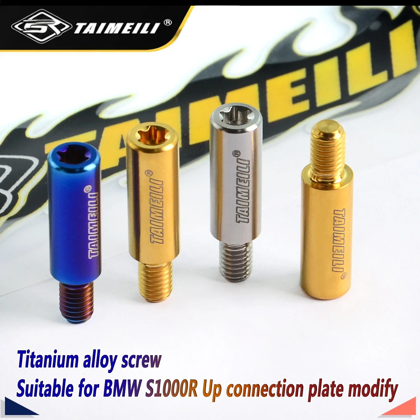 TAIMEILI GR5 TC4 Titanium Alloy Screw Suitable for BMW S1000R Up Connection Plate Lightweight Modification Upgrade