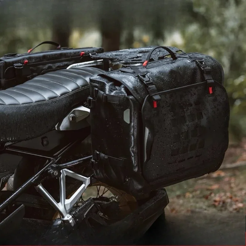 Motorcycle fully waterproof side bag tail bag large 40 liter PRO bracket