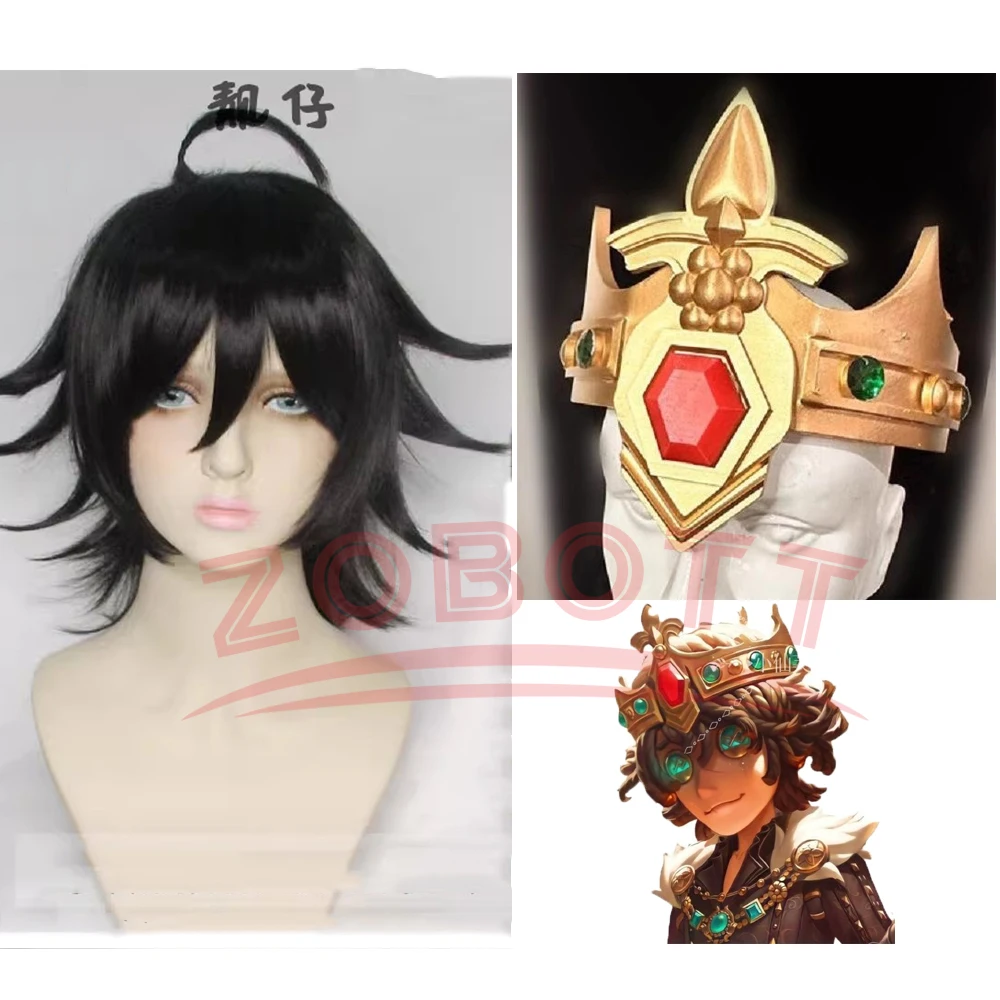 エミール帽子アイデンティティ-v-患者コスプレクラウンハロウィンクリスマスファンシーパーティー衣装アクセサリーウィッグ靴アクセサリー