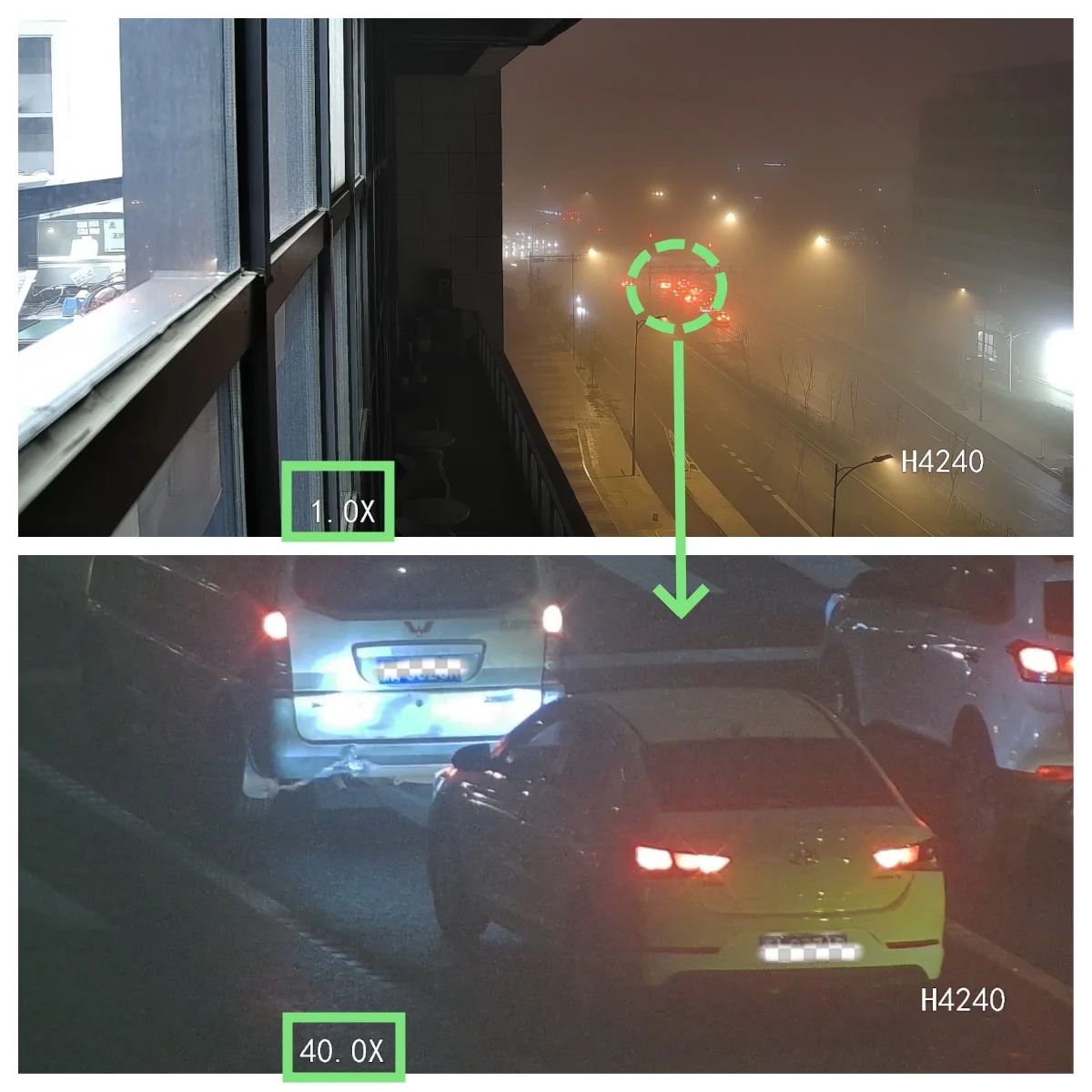 وحدة كاميرا إزالة الضباب الضوئية بدقة 4 ميجابكسل |   عدسة 6.6 ~ 264 ملم 40X |   1/1.8 بوصة CMOS |    مخرج MIPI/LVDS