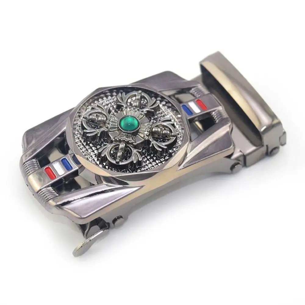 Fashion Rotating Time To Run Belt Buckle Sports Car Model Headless Business Pants Buckle Belt Automatic Buckle For Man