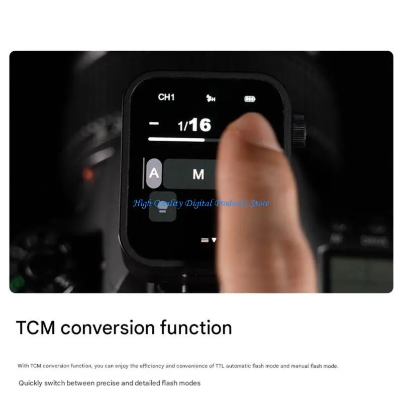 

U2JE Camera Flash for X3pro C Featuring Touches Screen Interfaces Quick Setting Adjustment Long Battery