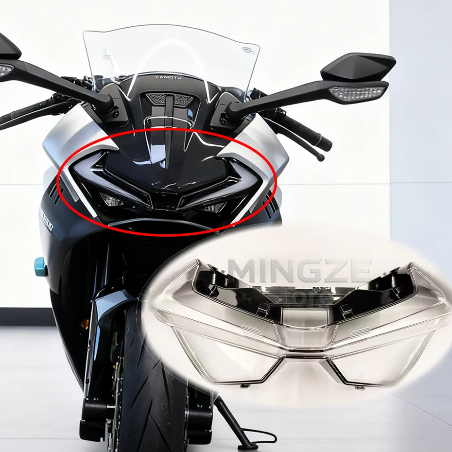 

Motorcycle fairing shell cover ultra clear headlight cover replacement and repair FOR CFMOTO 675SR 675 SR-R 675SR-R 675SS 675sr