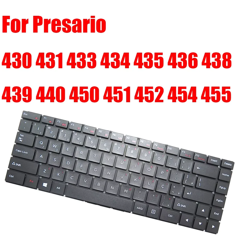 

Brazilian BR Replacement For Compaq For Presario 430 431 433 434 435 436 438 439 440 450 451 452 454 455 Laptop Keyboard Black