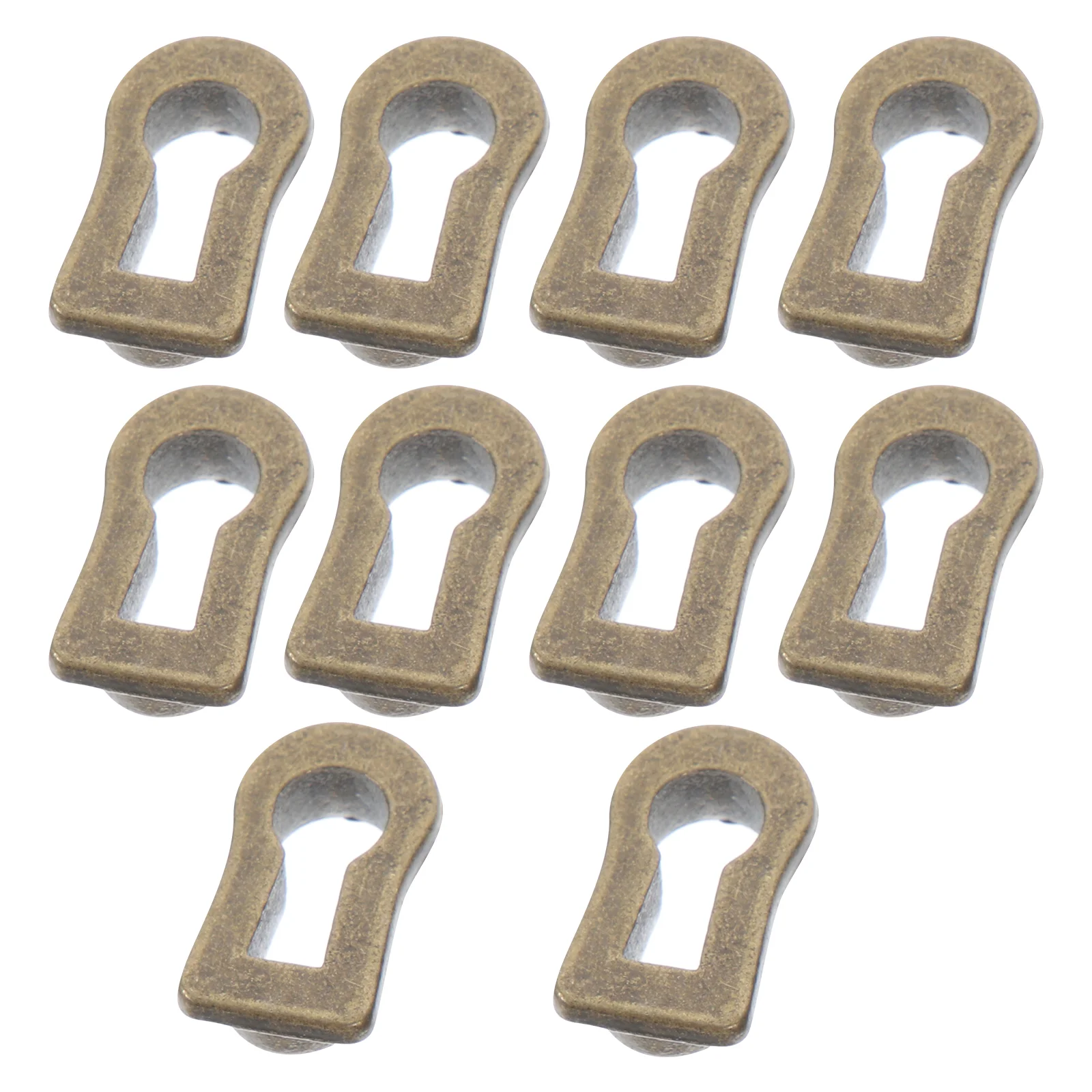 

10 Pcs Zinc Alloy Keyhole Covers Furniture Hardware Decorative Lock Protectors Cabinet Door Dresser Decorative Covers