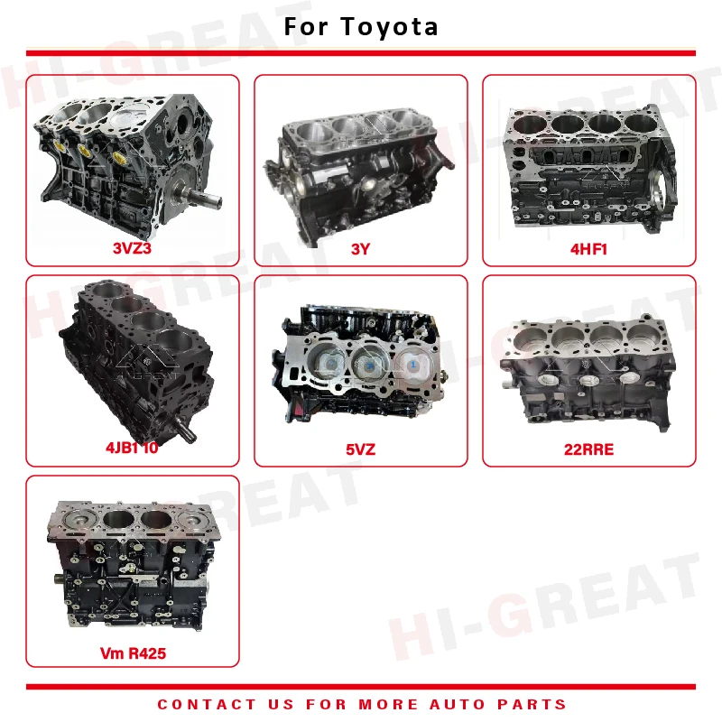 3.0L 3VZ 3VZ-E 3VZ-FE Engine Cylinder Block For TOYOTA CAMRY T100 4RUNNER HILUX Engine Systems 3VZ-E 3VZ-FE 3VZ Cylinder Block