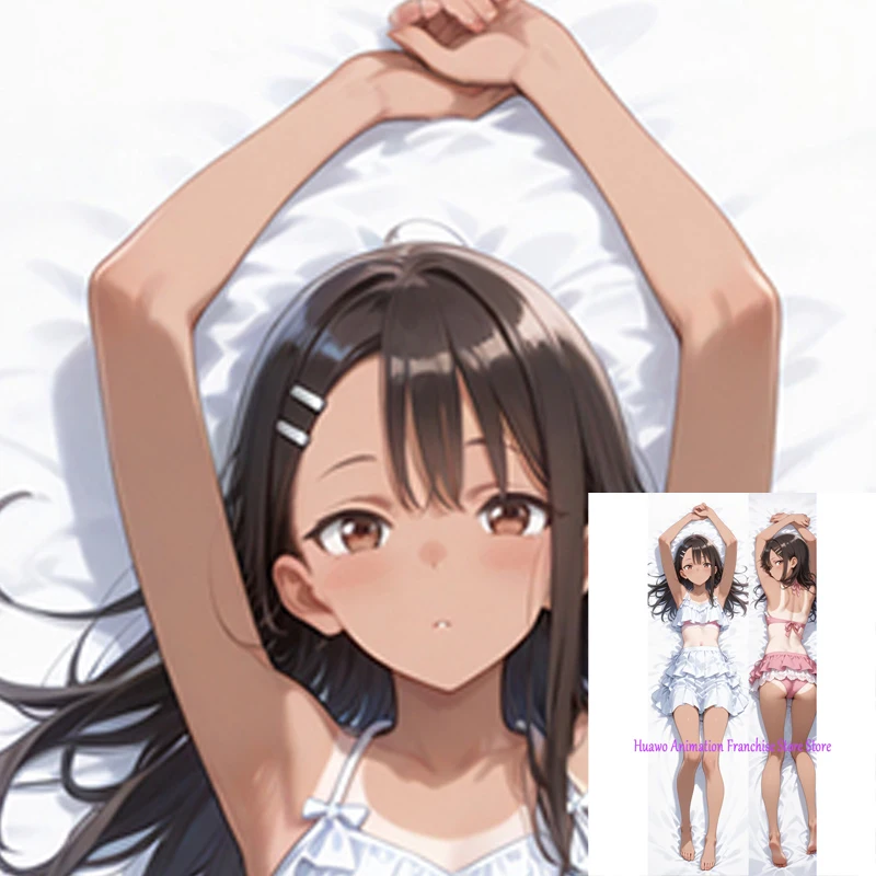 

Anime Dakimakura Pillow Hayase Nagatoro 2-Side Print Pillowcase Hugging Body Cushion Cover Otaku Waifuristmas Decoration