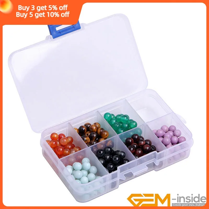 6mm 252pcs 7 Chakra Stones Beads Kit Set For Jewelry Making Natural Round Box Charm Accessories For Bracelet  36pcs