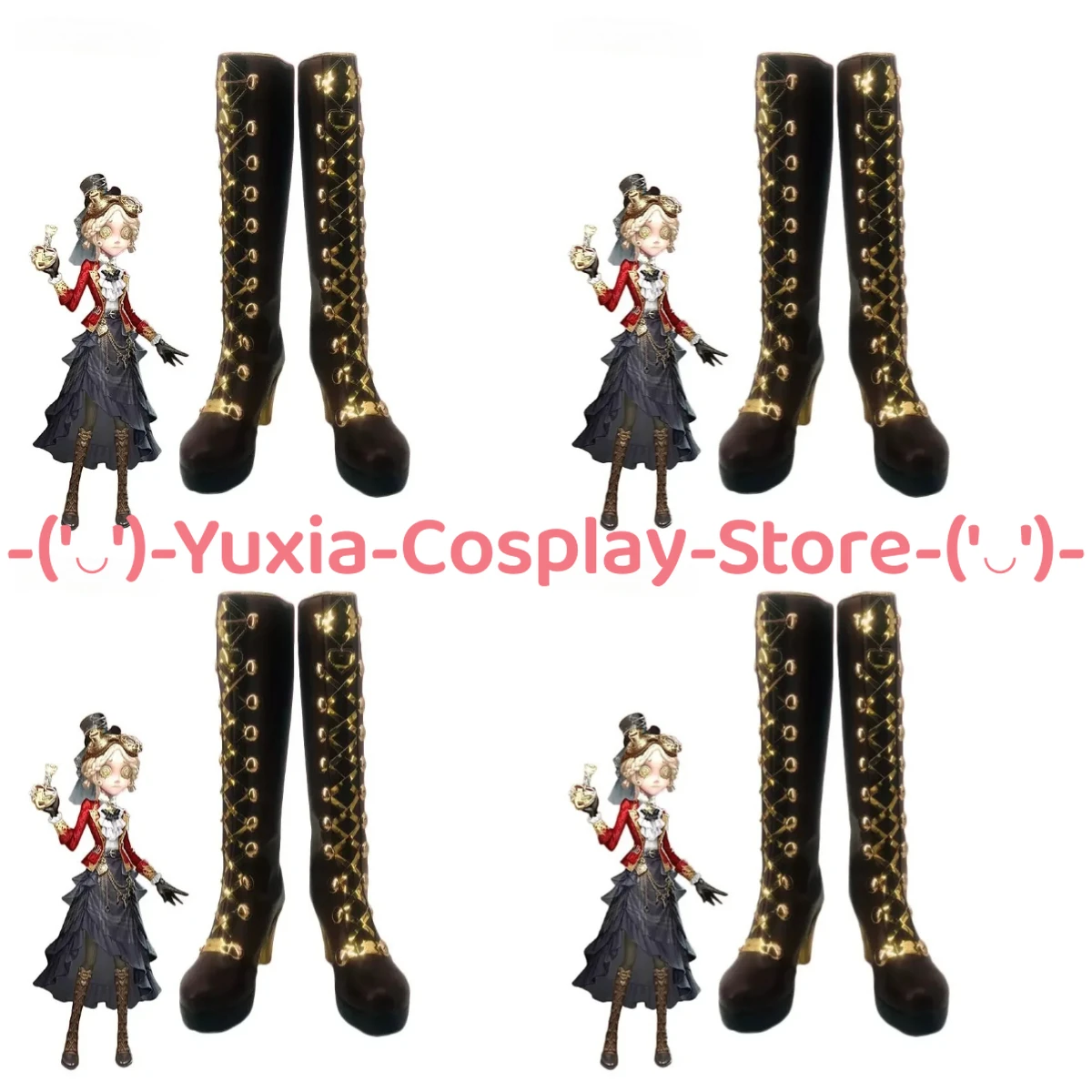 

Юксиакосплей! Identity V Механик Обувь для косплея Аниме Игровой персонаж Опора Сапоги из искусственной кожи Хэллоуин Карнавальный костюм для вечеринки